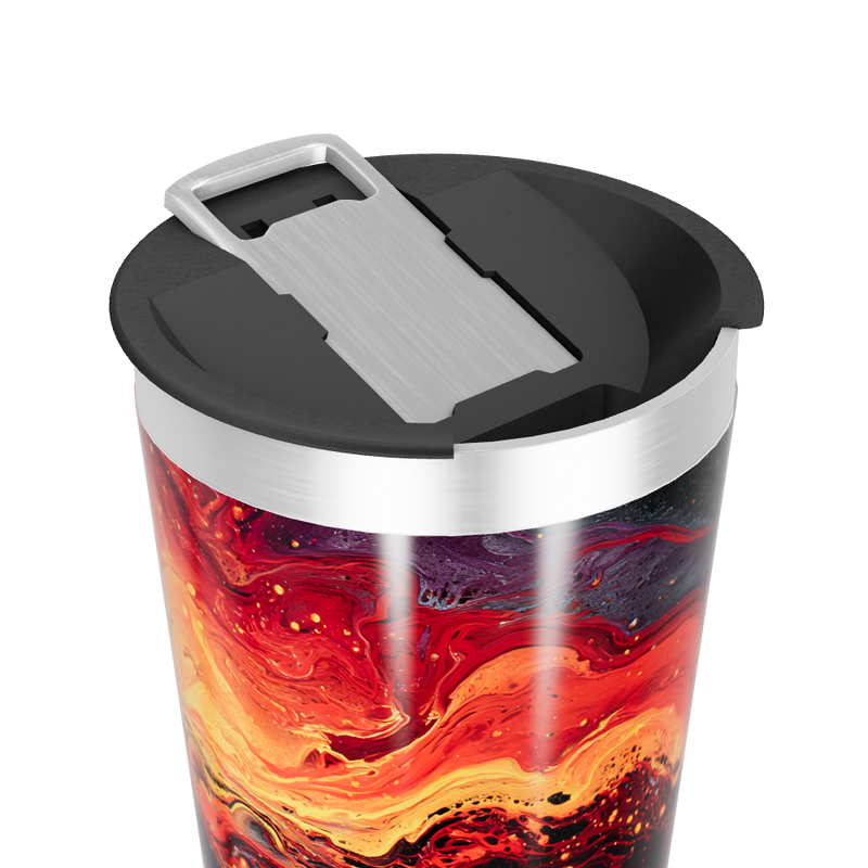 Copo Térmico - Estampa Abstrata Colorida