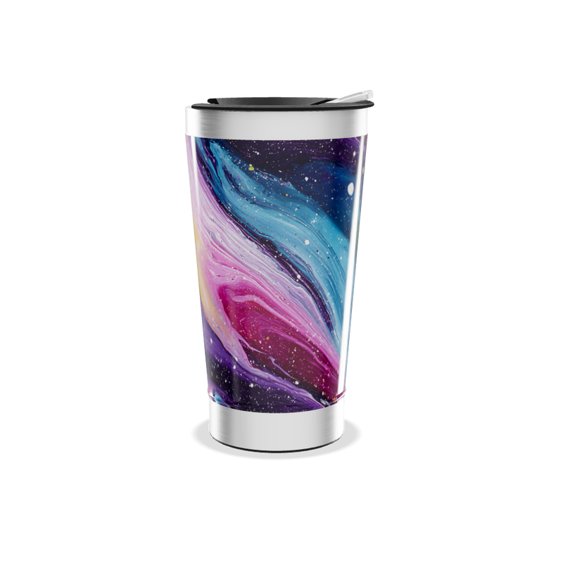 Copo Térmico - Estampa Abstrata Colorida