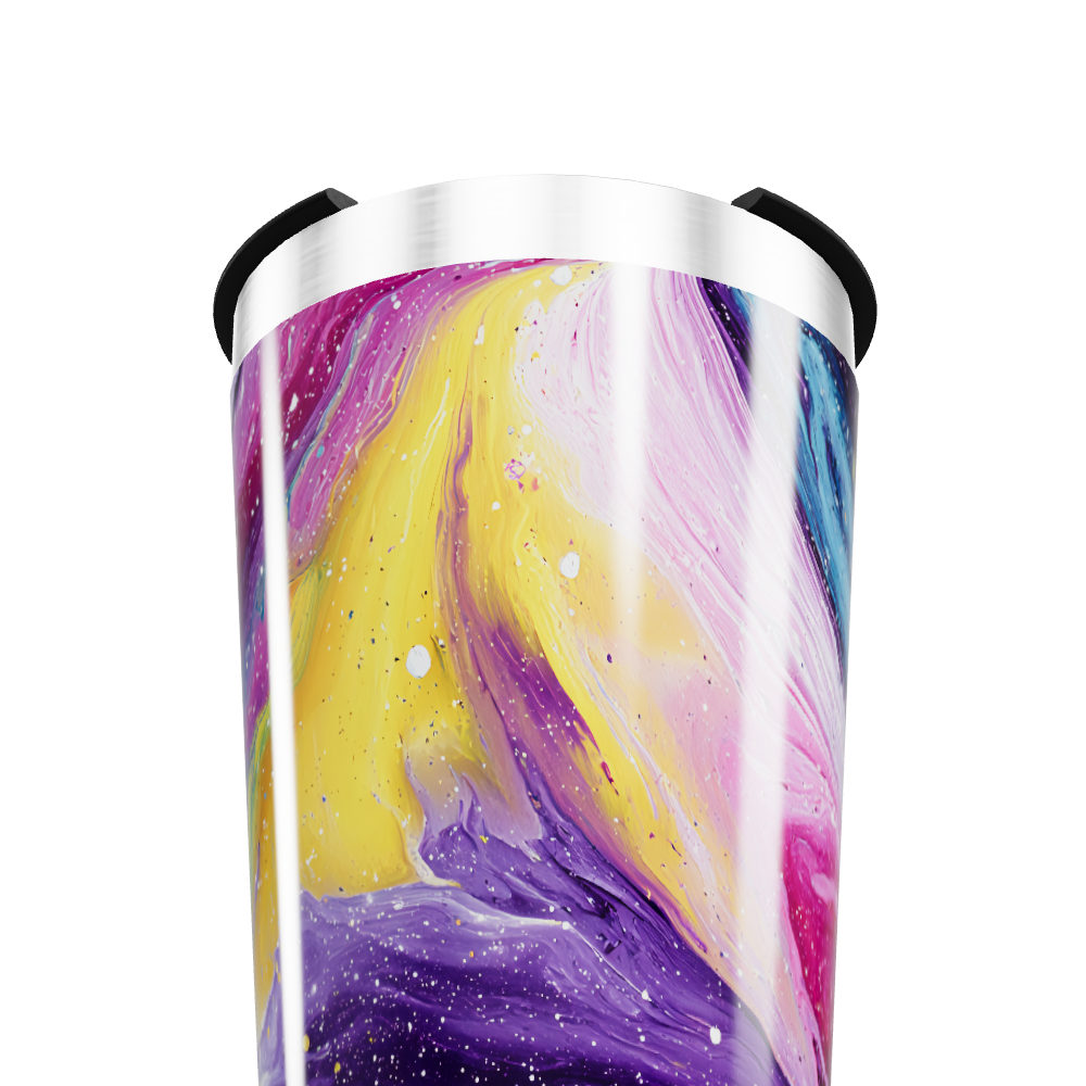 Copo Térmico - Estampa Abstrata Colorida