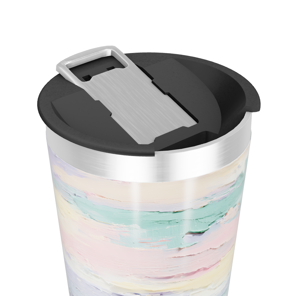 Copo Térmico - Estampa Pastel Aquarela