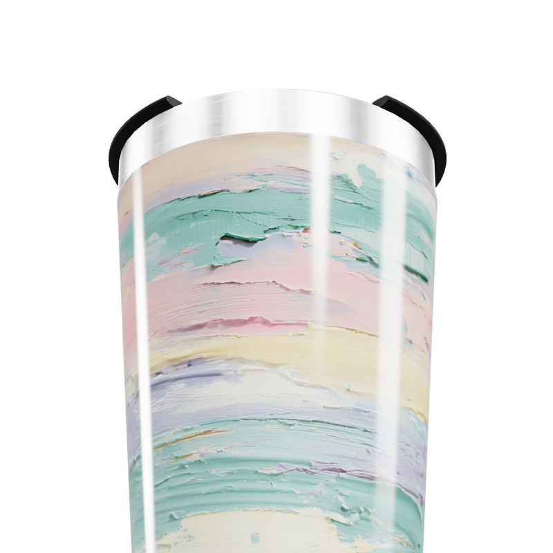 Copo Térmico - Estampa Pastel Aquarela