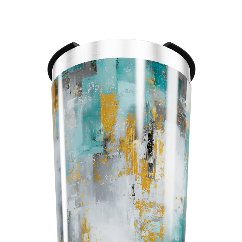 Copo Térmico - Estampa Abstrata Colorida