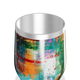 Copo Térmico Slim - Estampa Abstrata Colorida