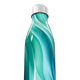 Garrafa Inox - Azul Turquesa Ondulada