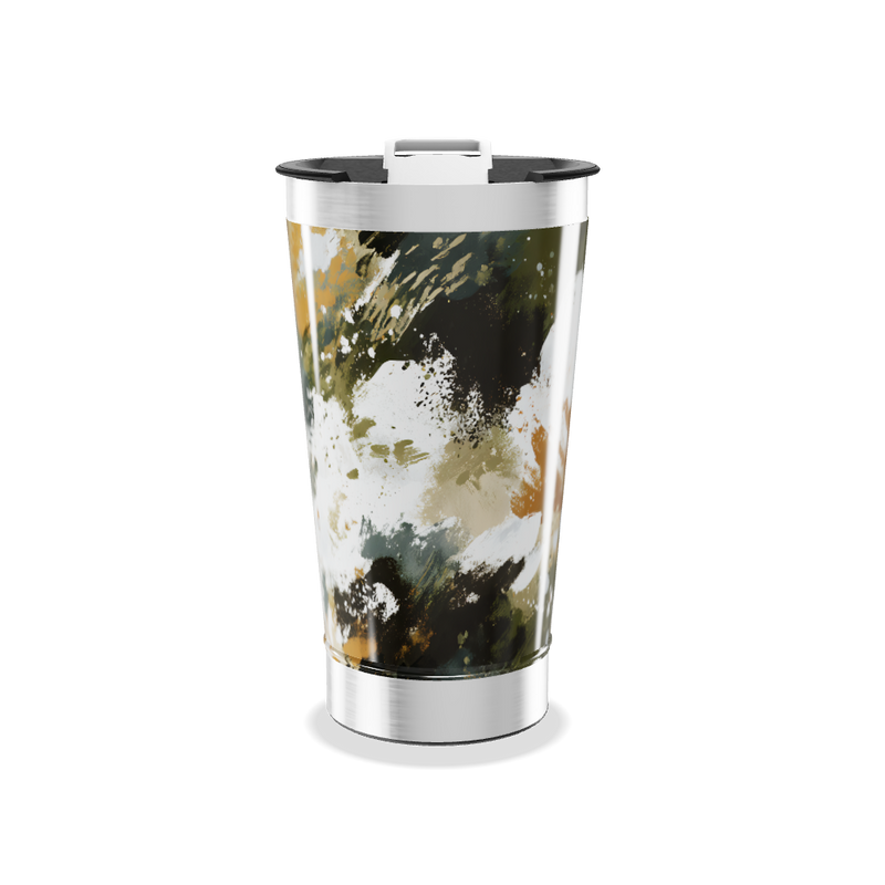 Copo Térmico - Estampa Abstrata Aço Inox