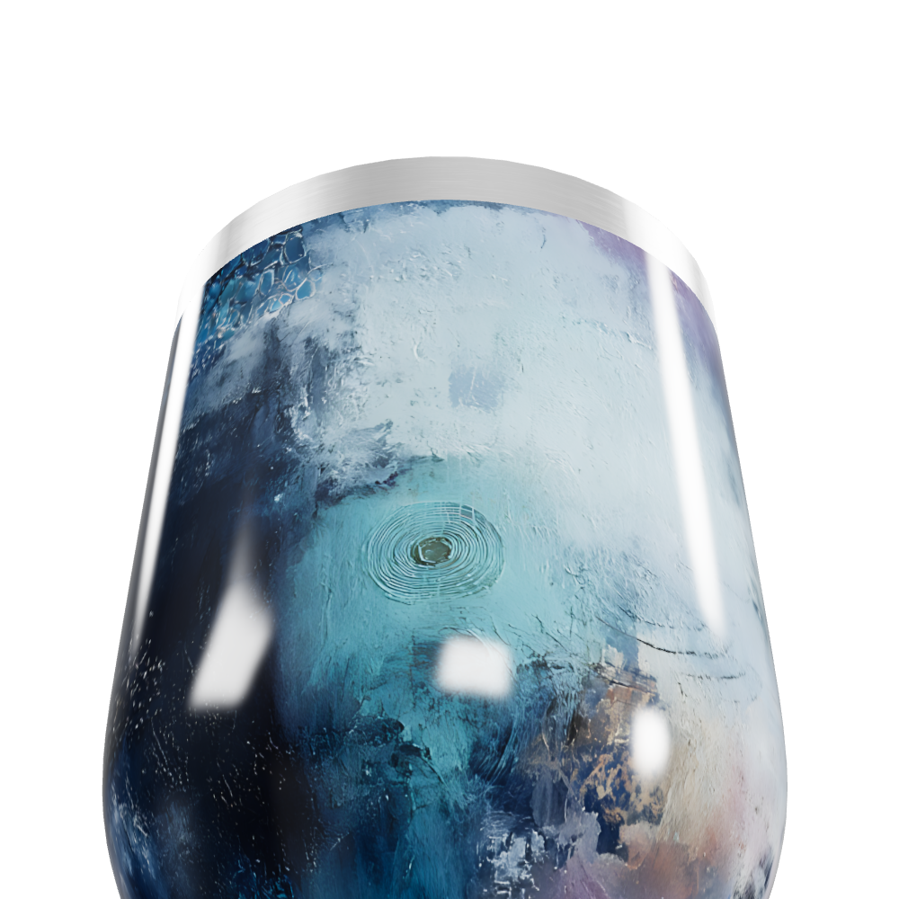 Copo Térmico Slim - Design Galáxia Inox