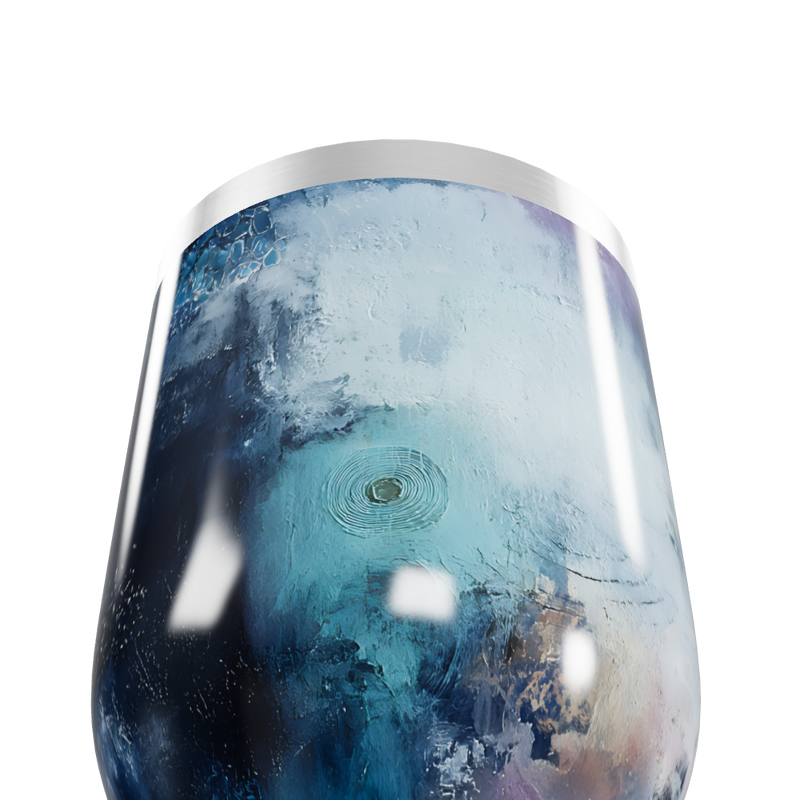 Copo Térmico Slim - Design Galáxia Inox