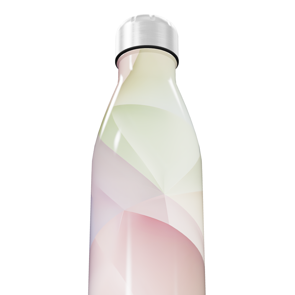 Garrafa Inox - Estampa Pastel Colorida