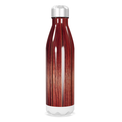 Garrafa Inox - Estampa Madeira 500ml