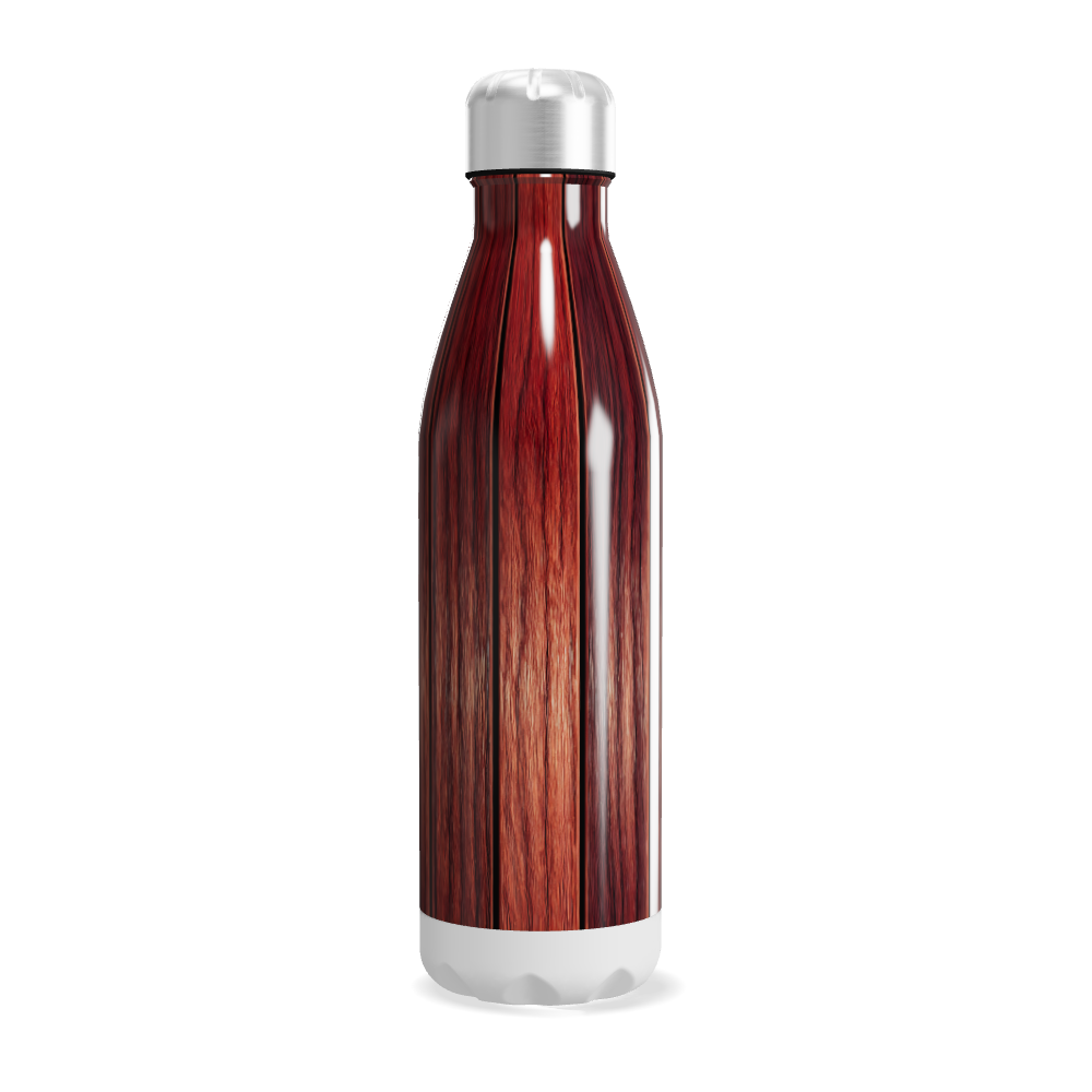 Garrafa Inox - Estampa Madeira 500ml