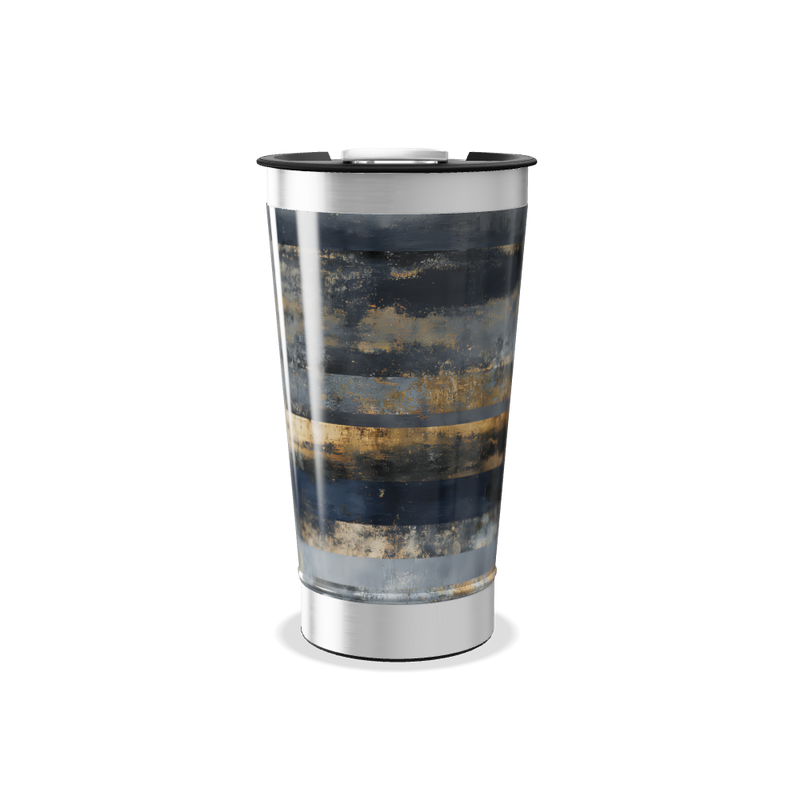 Copo Térmico - Aço Inox Listras Azul