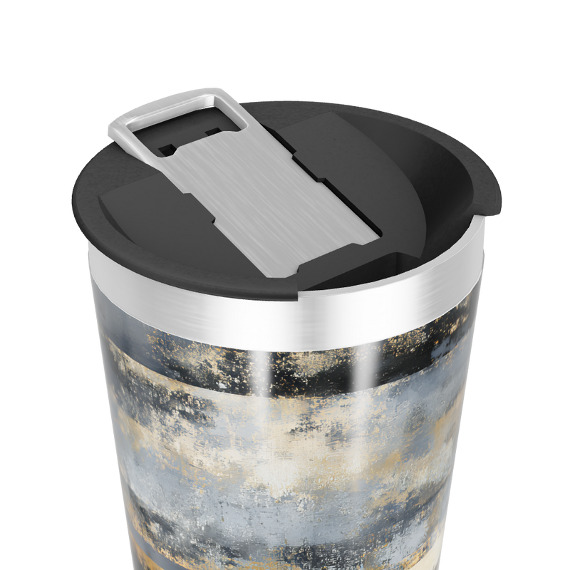 Copo Térmico - Aço Inox Listras Azul