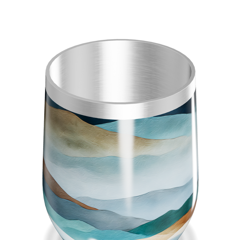 Copo Térmico Slim - Estampa Montanhas Coloridas