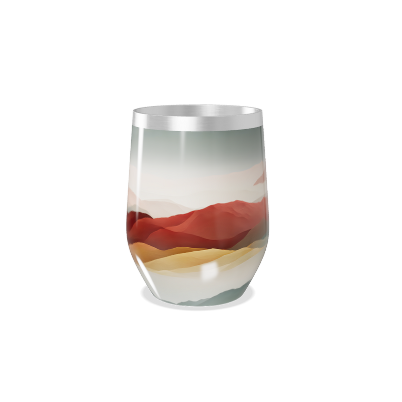 Copo Térmico Slim - Paisagem Colorida Inox