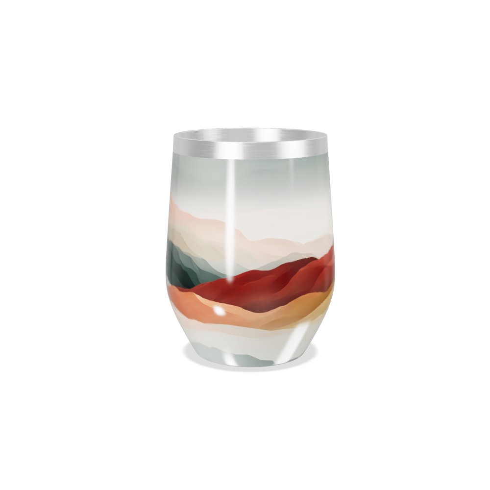 Copo Térmico Slim - Paisagem Colorida Inox