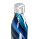 Garrafa Inox Azul - Estampa Ondulada