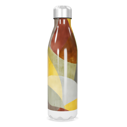 Garrafa Inox - Estampa Colorida Abstrata