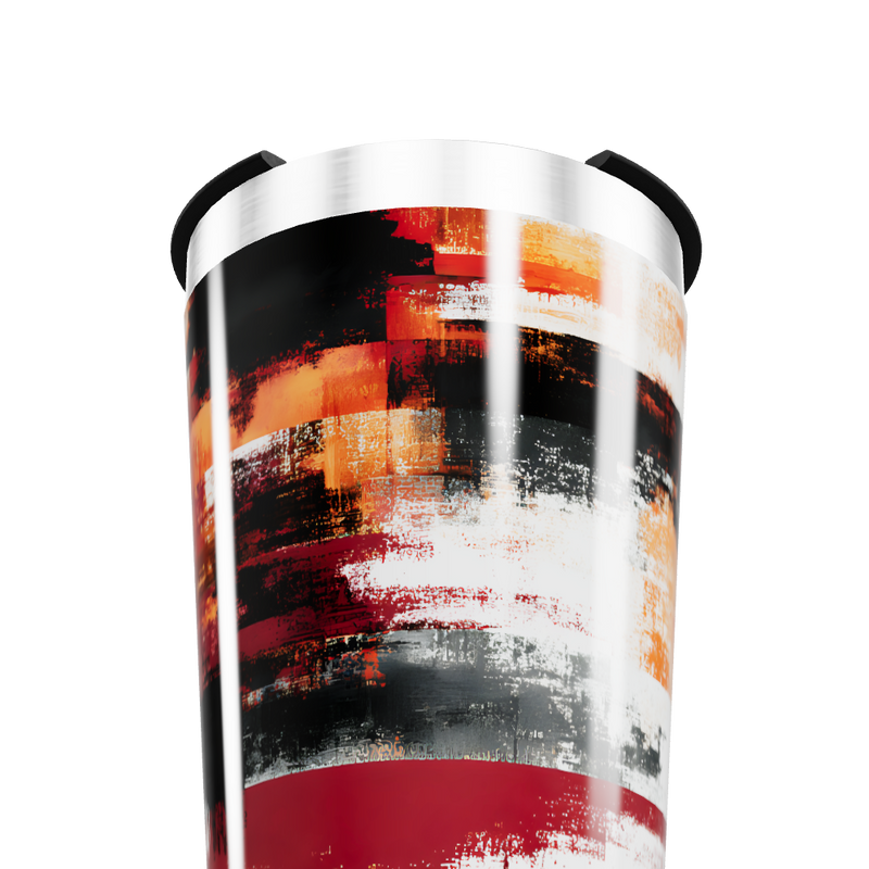 Copo Térmico - Estampa Abstrata Colorida