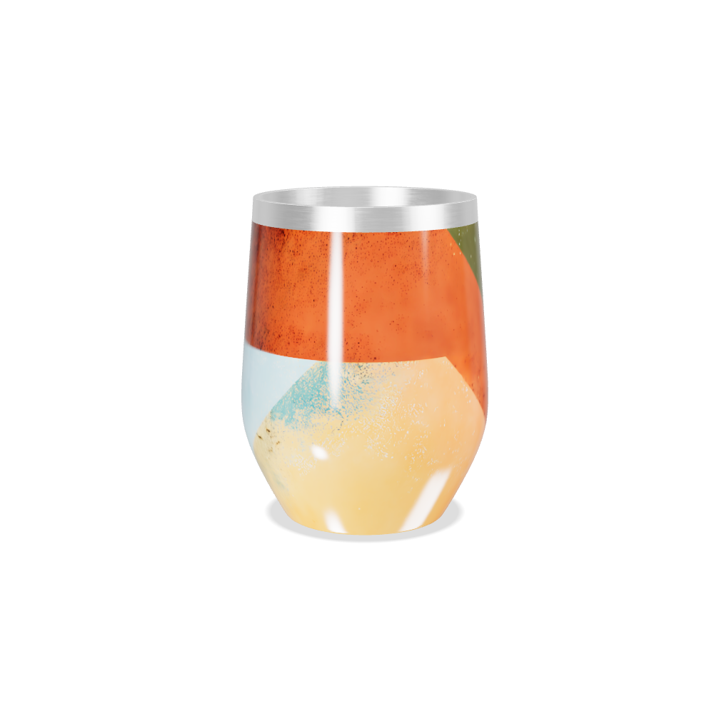 Copo Térmico Slim - Estampado Colorido Aço Inox