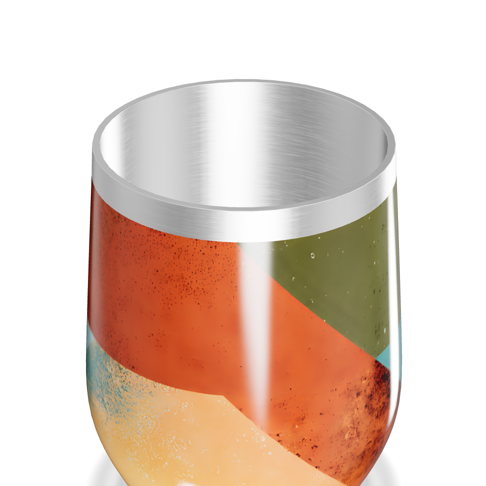 Copo Térmico Slim - Estampado Colorido Aço Inox