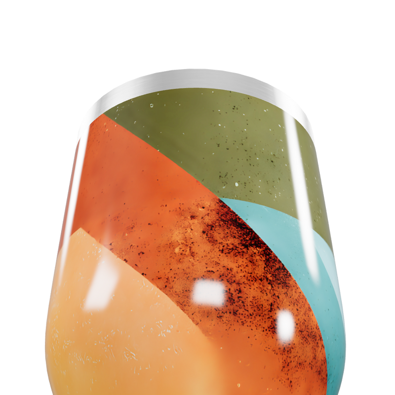 Copo Térmico Slim - Estampado Colorido Aço Inox