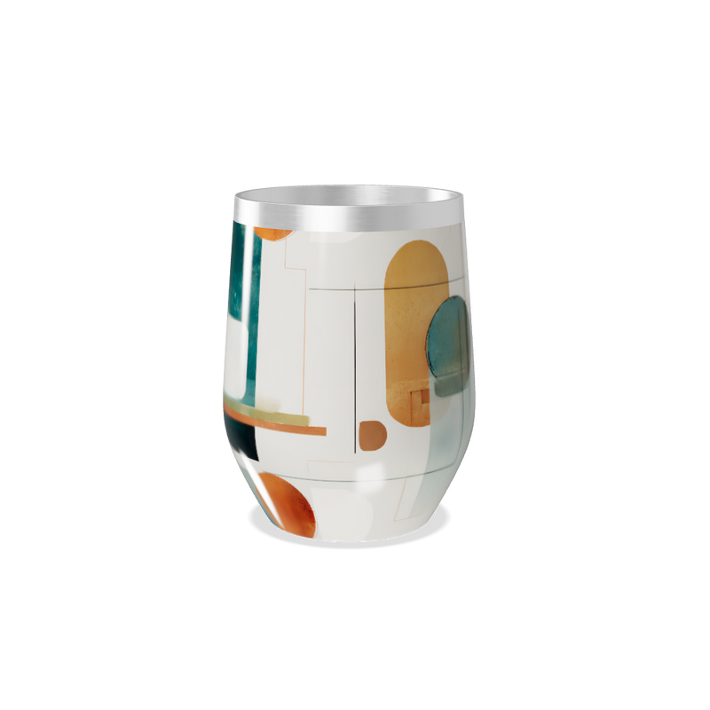 Copo Térmico Slim - Aço Inox Abstrato Colorido