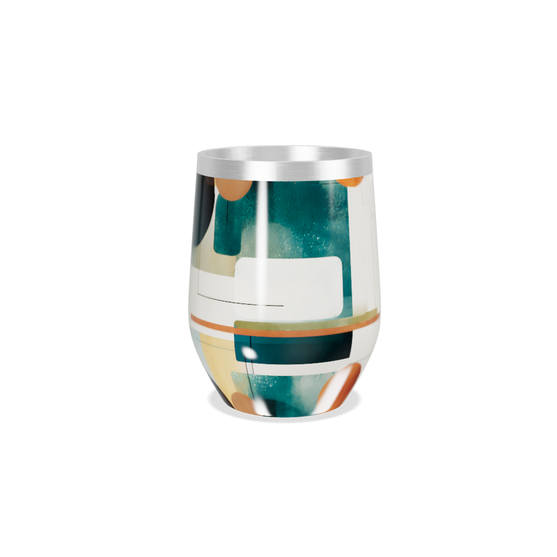 Copo Térmico Slim - Aço Inox Abstrato Colorido