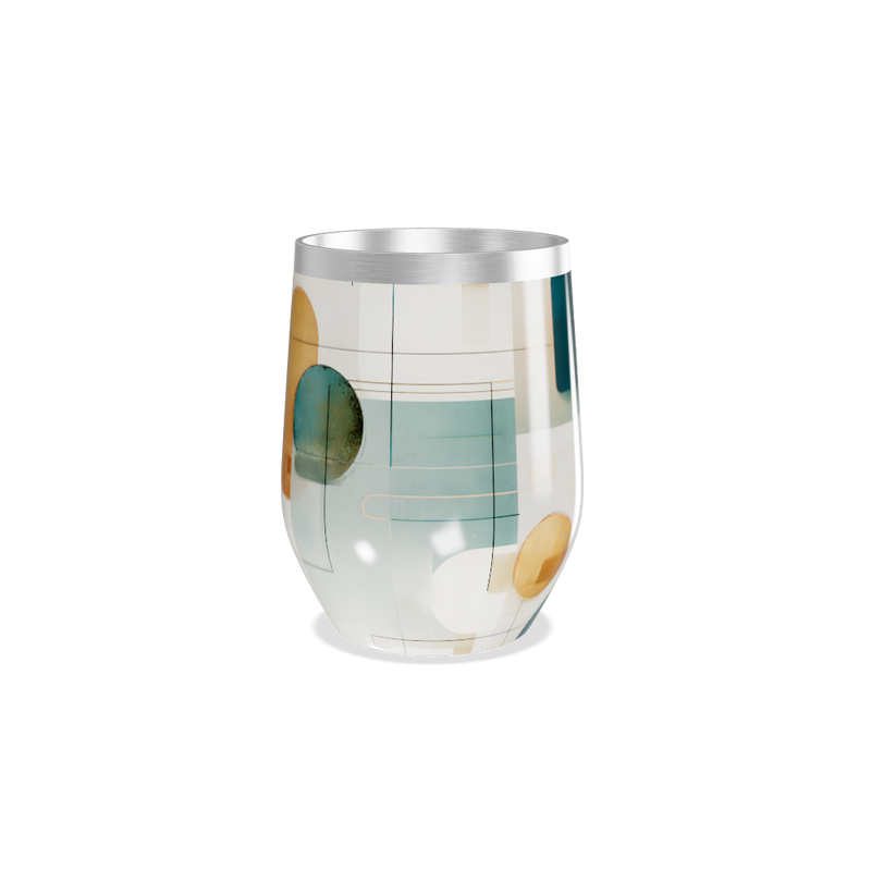 Copo Térmico Slim - Aço Inox Abstrato Colorido