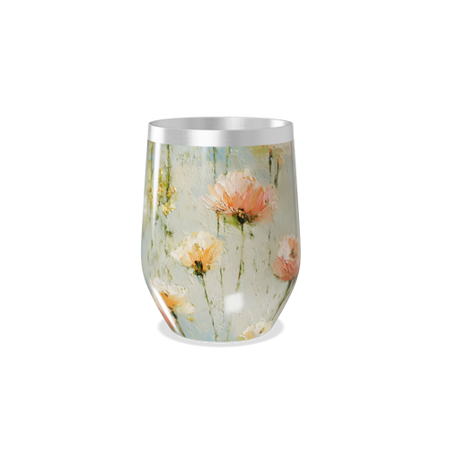 Copo Térmico Slim - Floral Aço Inox