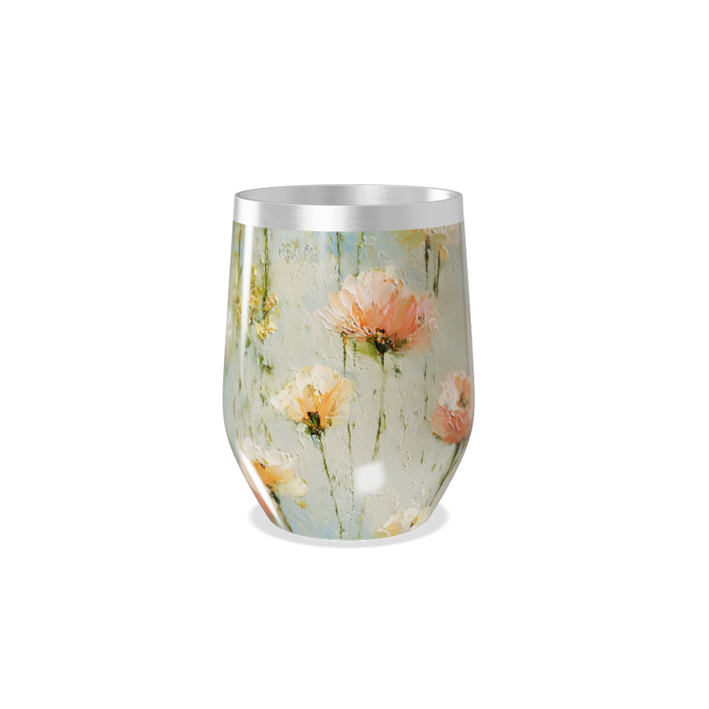 Copo Térmico Slim - Floral Aço Inox