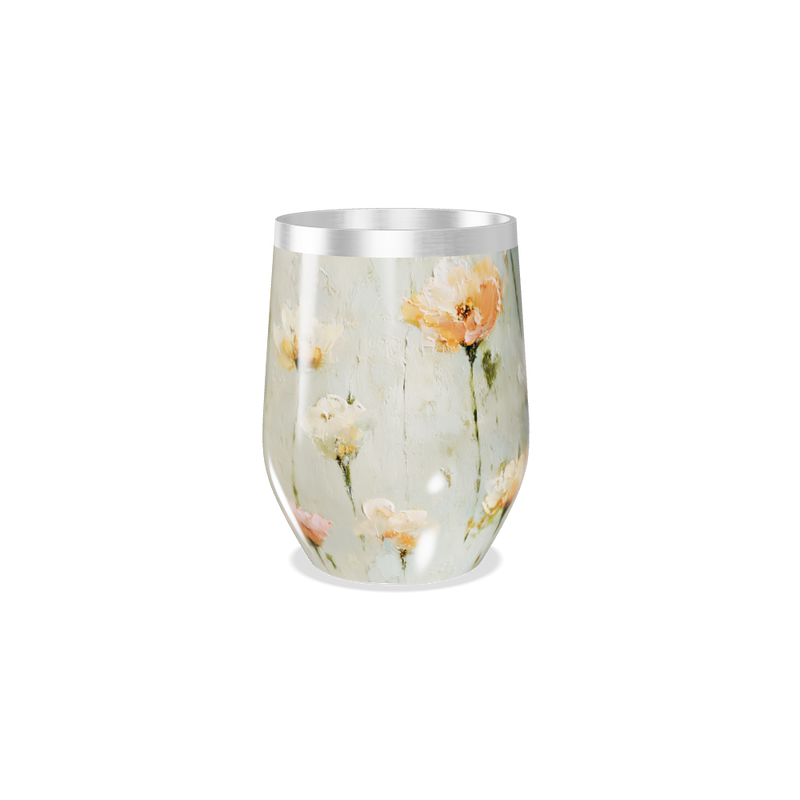 Copo Térmico Slim - Floral Aço Inox