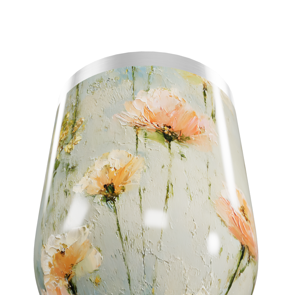 Copo Térmico Slim - Floral Aço Inox