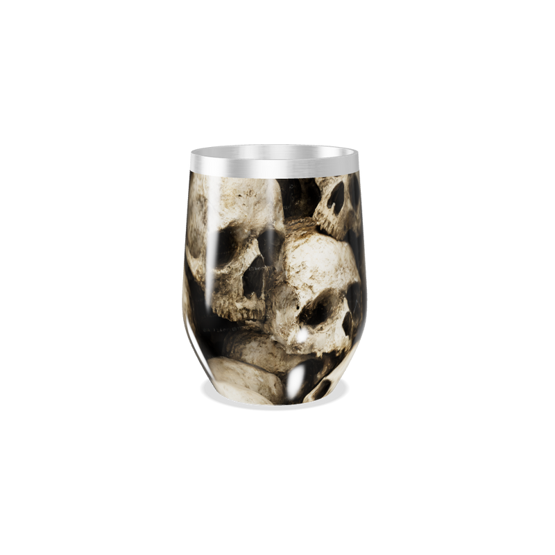 Copo Térmico Slim - Estampa Caveira Aço Inox