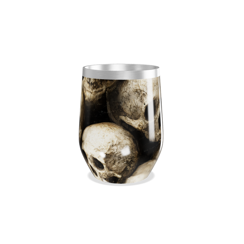 Copo Térmico Slim - Estampa Caveira Aço Inox