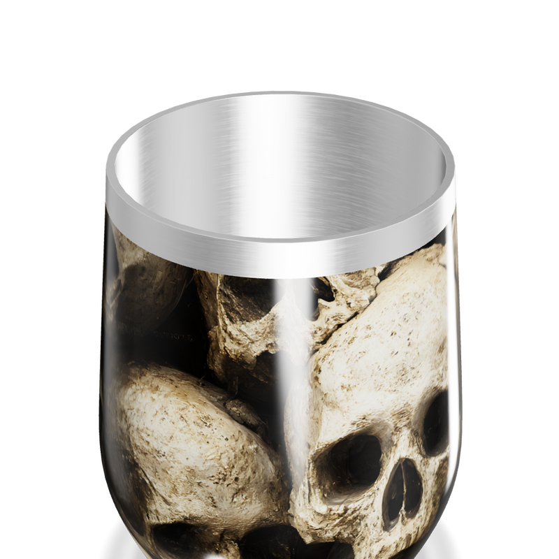 Copo Térmico Slim - Estampa Caveira Aço Inox