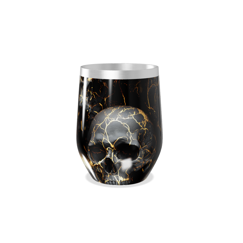 Copo Térmico Slim - Preto com Caveira