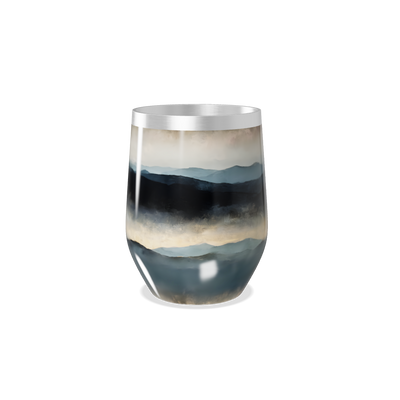 Copo Térmico Slim - Paisagem Azul Inox