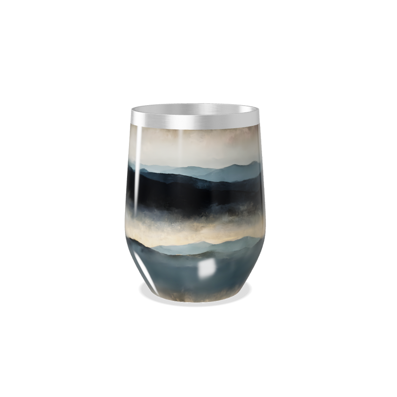 Copo Térmico Slim - Paisagem Azul Inox