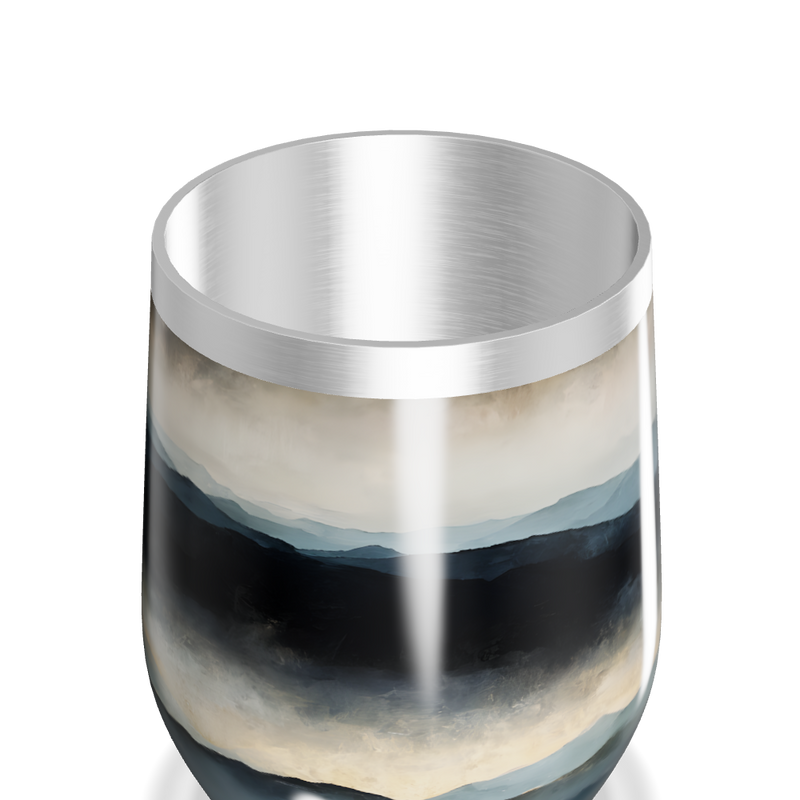 Copo Térmico Slim - Paisagem Azul Inox