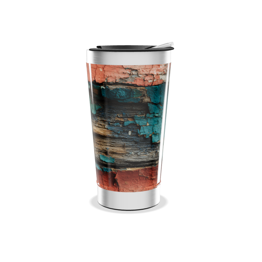 Copo Térmico - Estampa Rústica Colorida