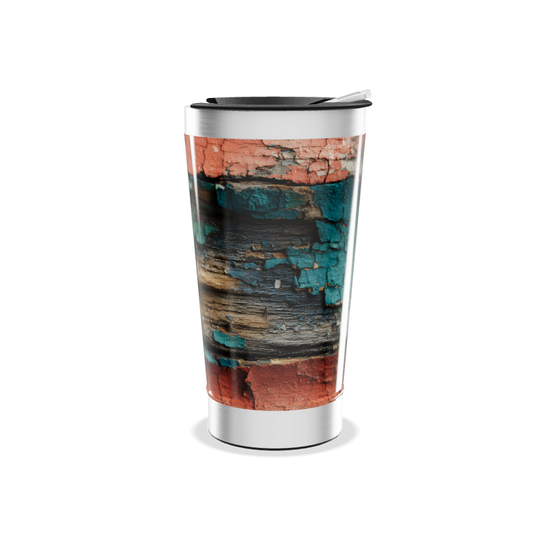 Copo Térmico - Estampa Rústica Colorida