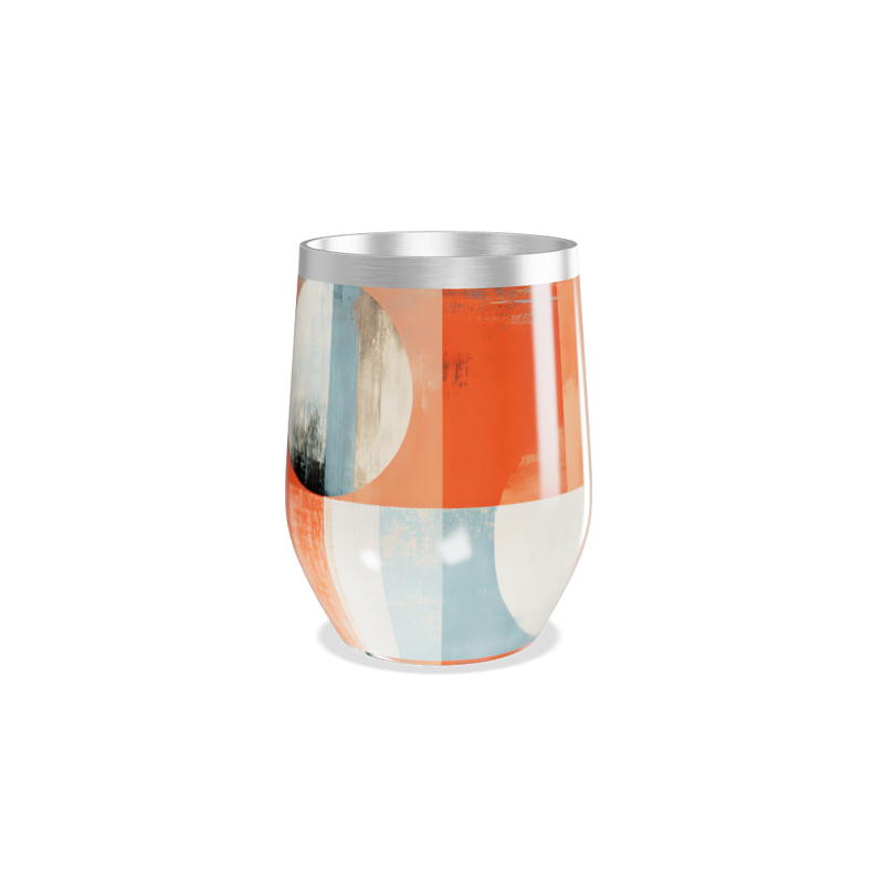 Copo Térmico Slim - Abstrato Colorido Aço Inox