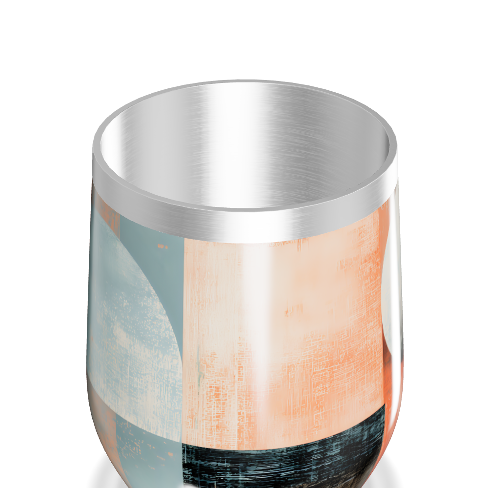 Copo Térmico Slim - Abstrato Colorido Aço Inox
