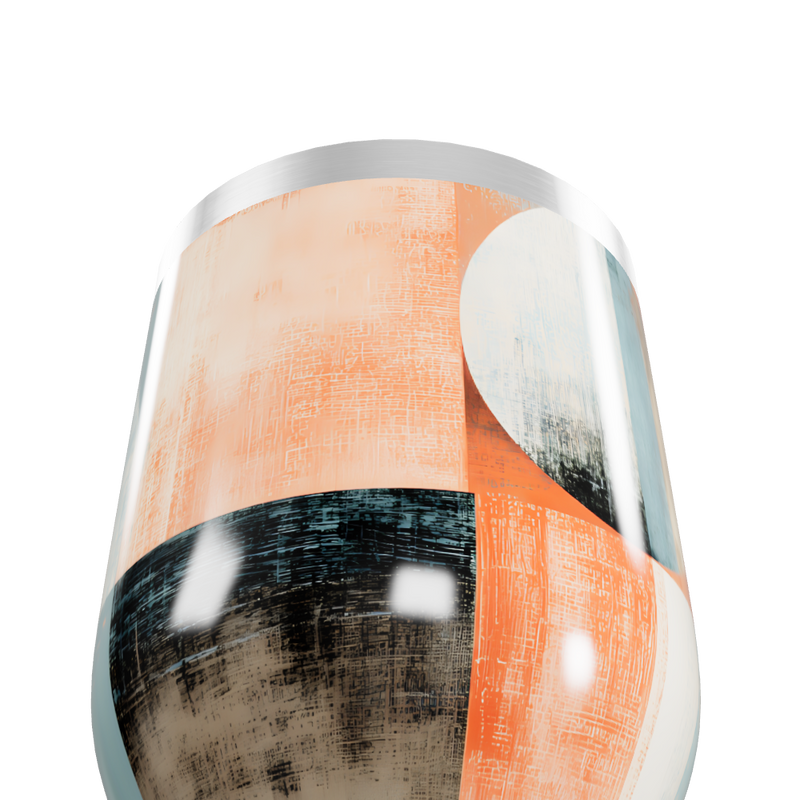 Copo Térmico Slim - Abstrato Colorido Aço Inox