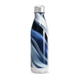 Garrafa Inox Azul - Com Estampa Ondulada