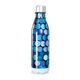Garrafa Inox - Azul com Bolinhas