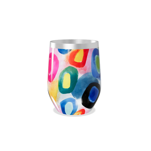 Copo Térmico Slim - Estampa Colorida Aço Inox