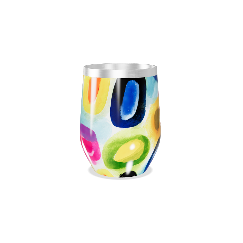 Copo Térmico Slim - Estampa Colorida Aço Inox