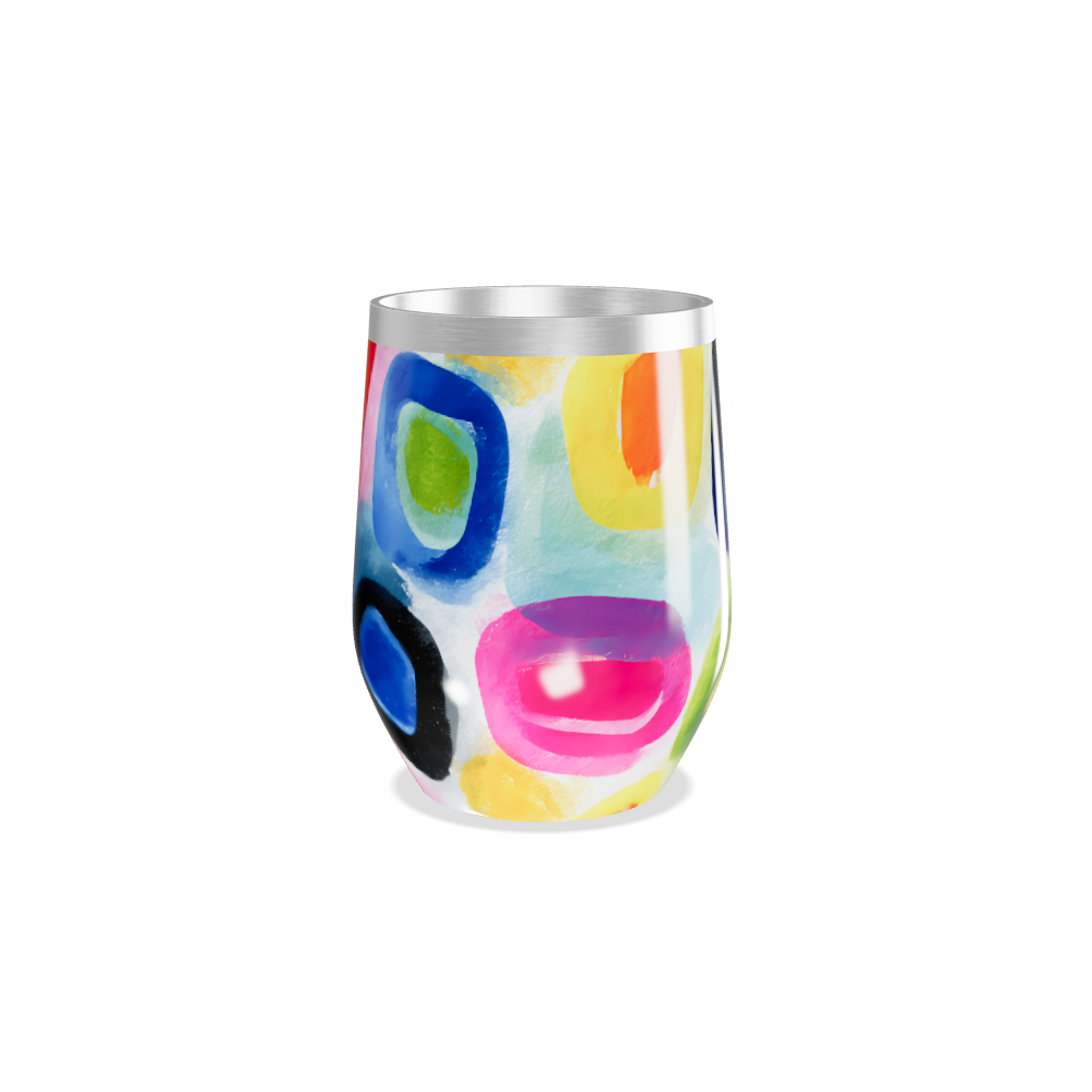 Copo Térmico Slim - Estampa Colorida Aço Inox