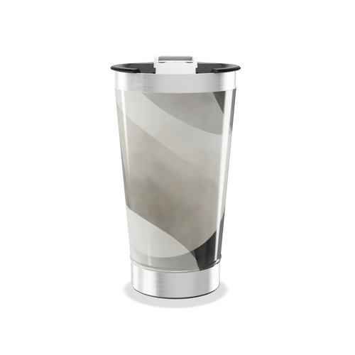 Copo Térmico - Aço Inox Listrado